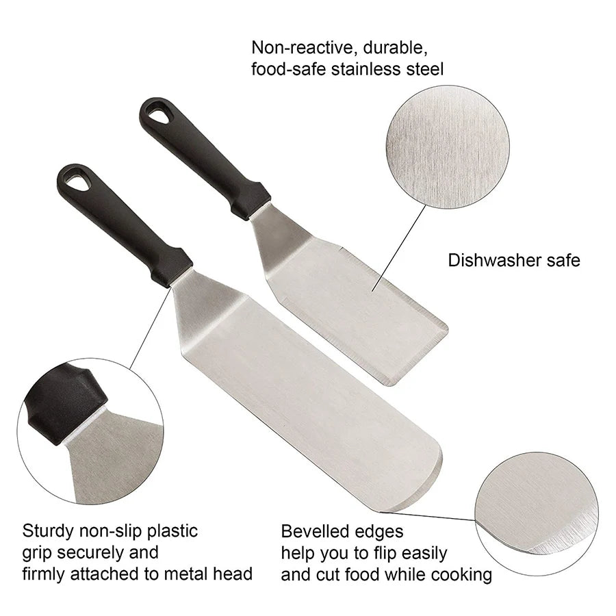 Stainless Steel Griddle Spatula Set