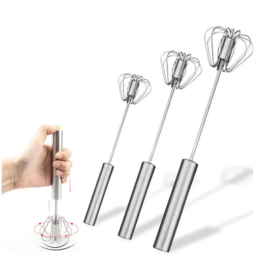 Semi-Automatic Hand Beater (Stainless Steel)