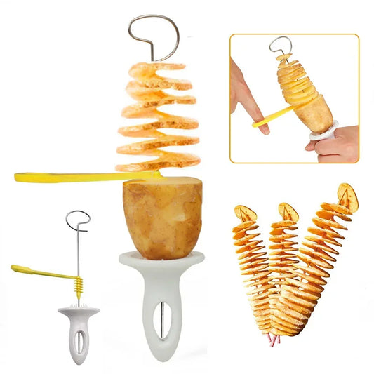 Handheld Potato Spiral Cutter