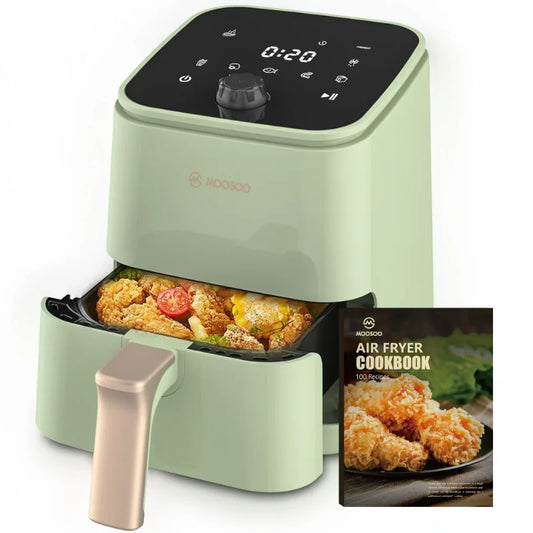 Moosoo 2Qt Air Fryer (Sage Green)