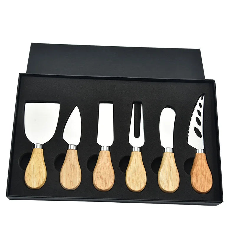 6-Piece Cheese Knives Set for Charcuterie Boards