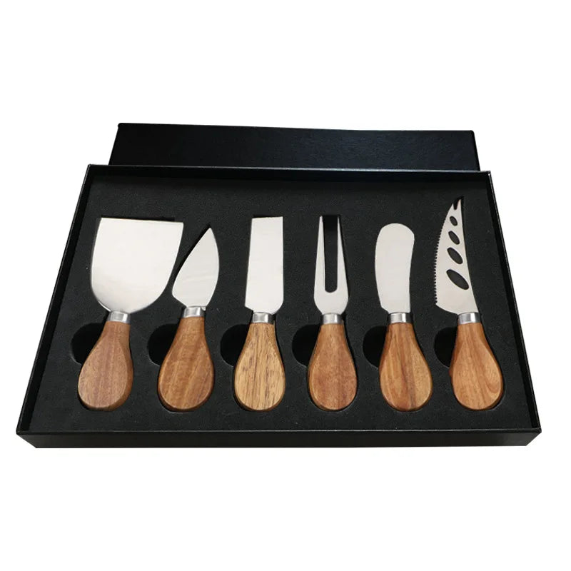 6-Piece Cheese Knives Set for Charcuterie Boards