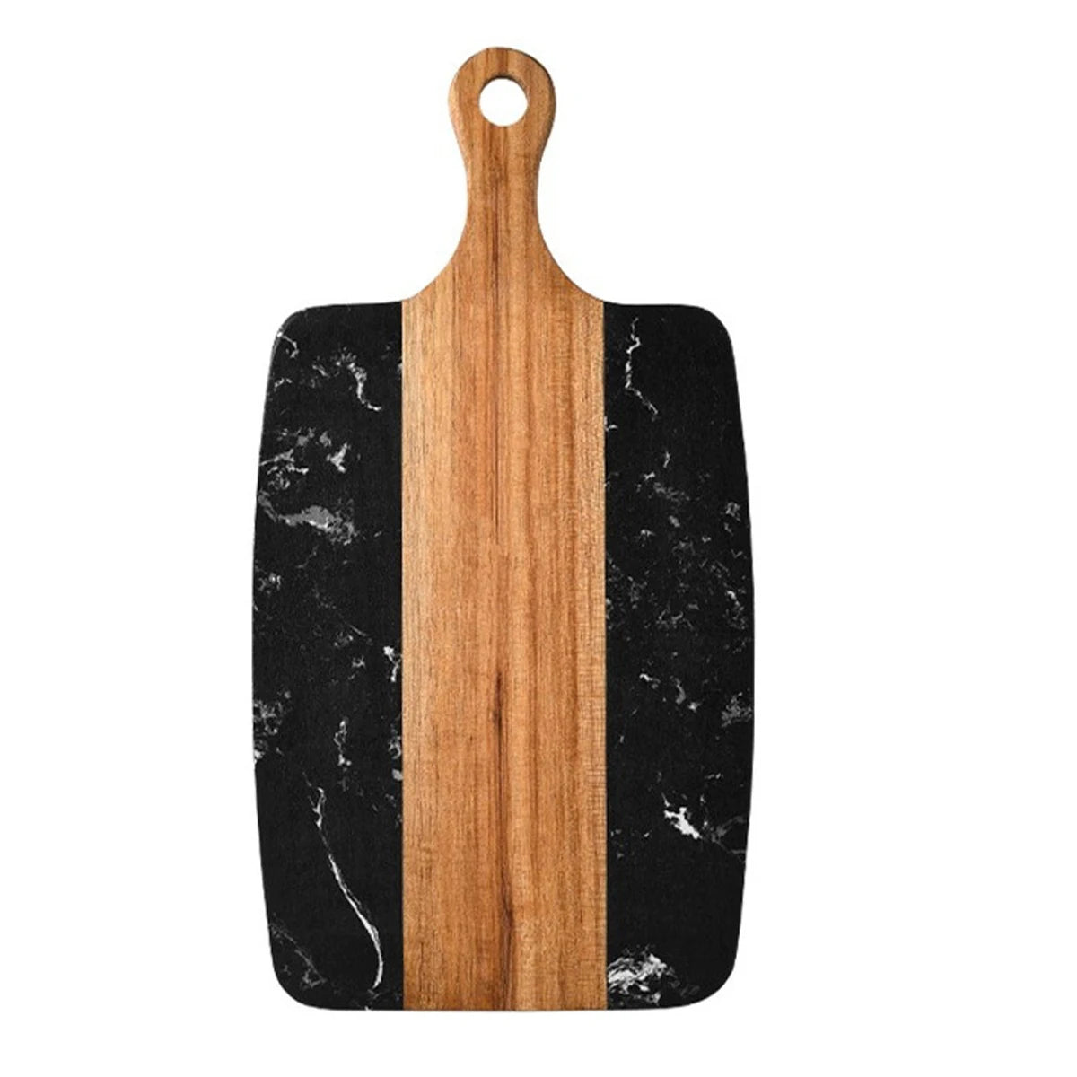 Mini Acacia Wood Marble Cutting Board (Charcuterie Board)