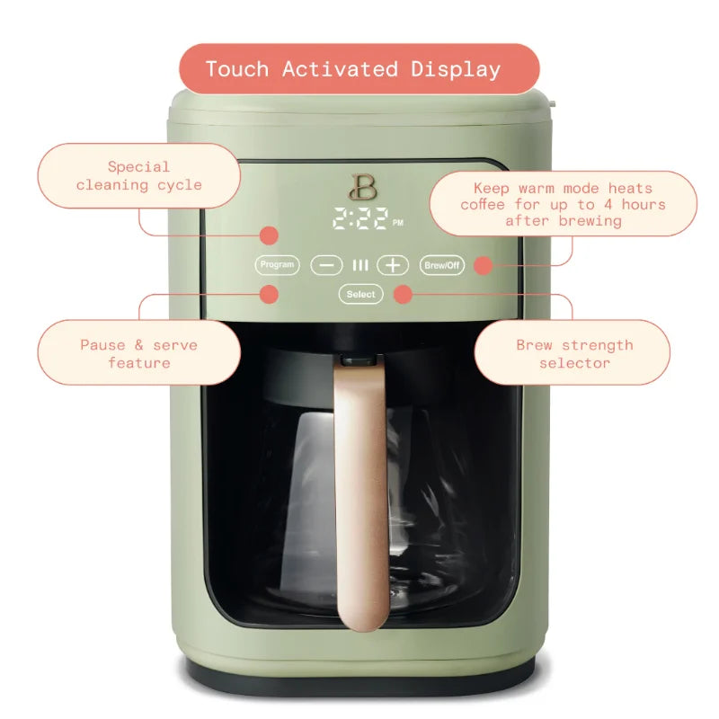 Touchscreen Coffee Maker by Drew Barrymore's Beautiful