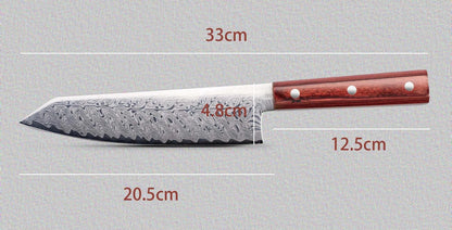 Santoku Chef Knife (Laser Damascus Pattern)