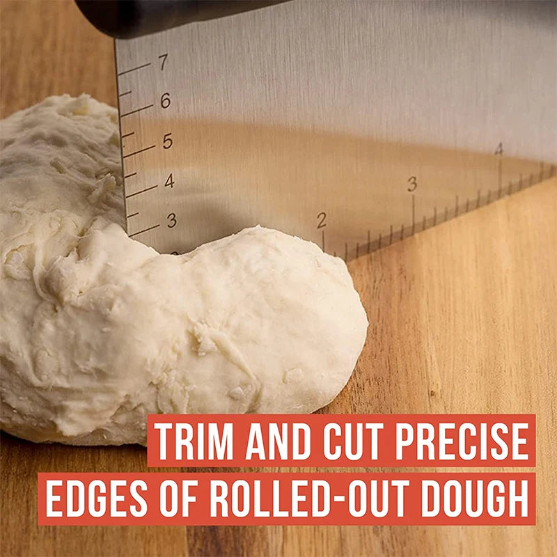 Multi-Purpose Dough Cutter & Griddle Scraper