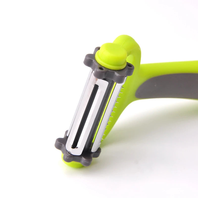 Vegetable Peeler & Shredder (3-in-1) with Rotating Head