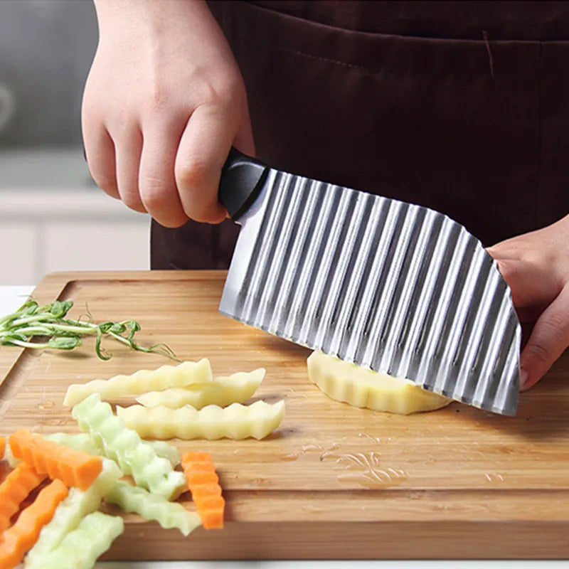 Stainless Steel Crinkle Cut Knife