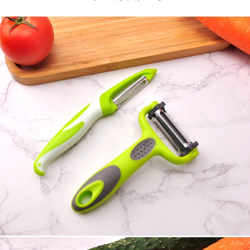 Vegetable Peeler & Shredder (3-in-1) with Rotating Head