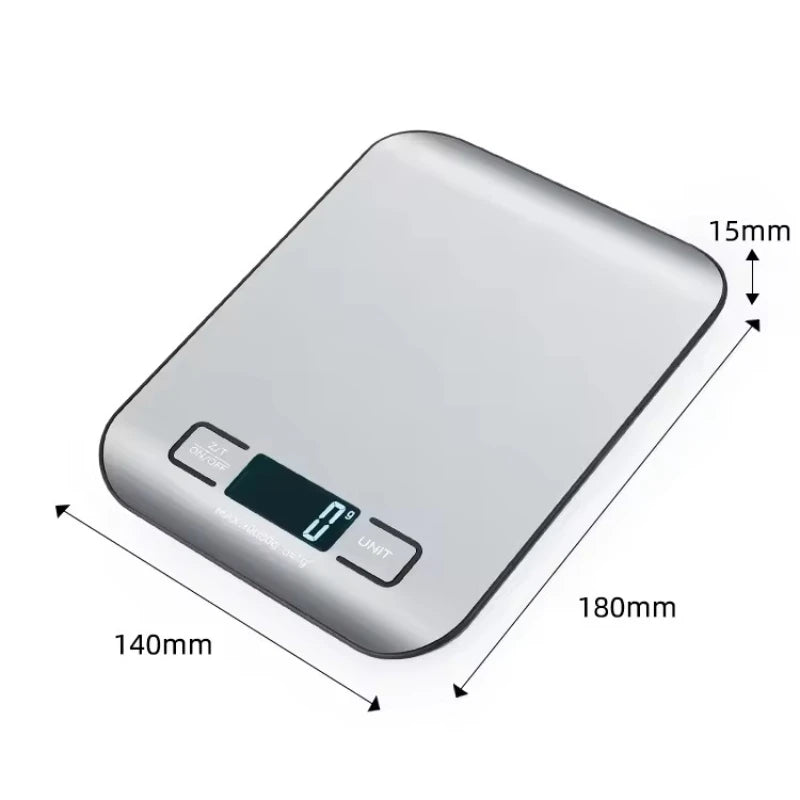 Digital Kitchen Scale with LED Display